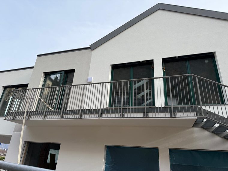 Ringhiera per balcone in acciaio
